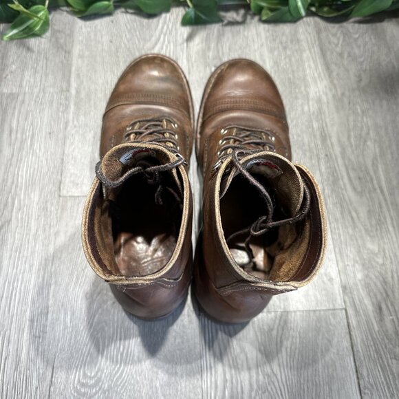 Redwing Red Wing Iron Ranger 8111 Brown Leather Boots Shoes UK 7.5 US 8.5 41.5 main image 8